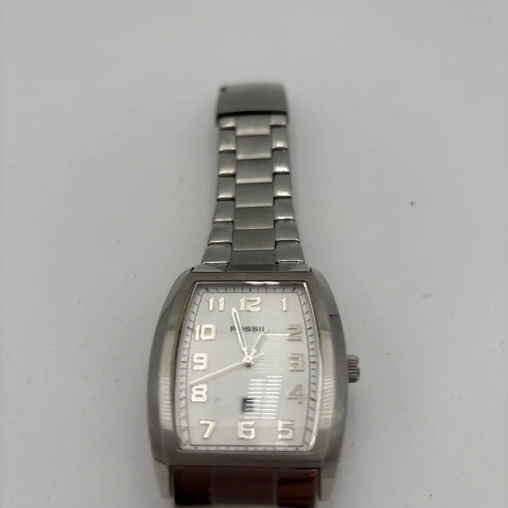 Fossil Stainless Steel Watch with White Face‎